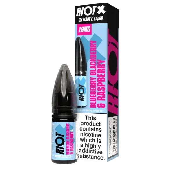 Blueberry Blackberry & Raspberry Riot X Nic Salt E-Liquid by Riot